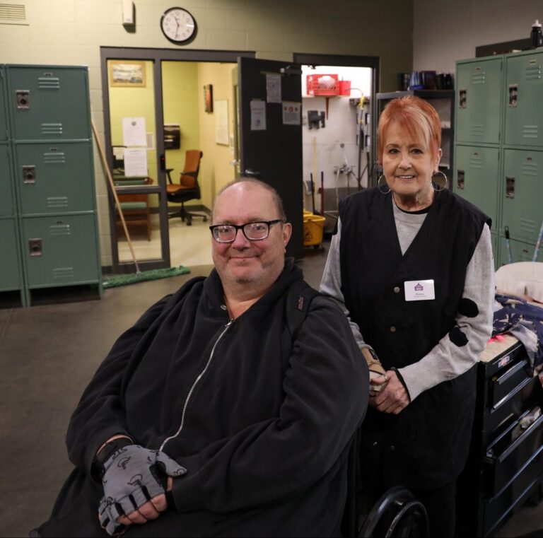 This is Tom getting a haircut.