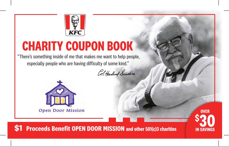KFC Charity Coupon Book