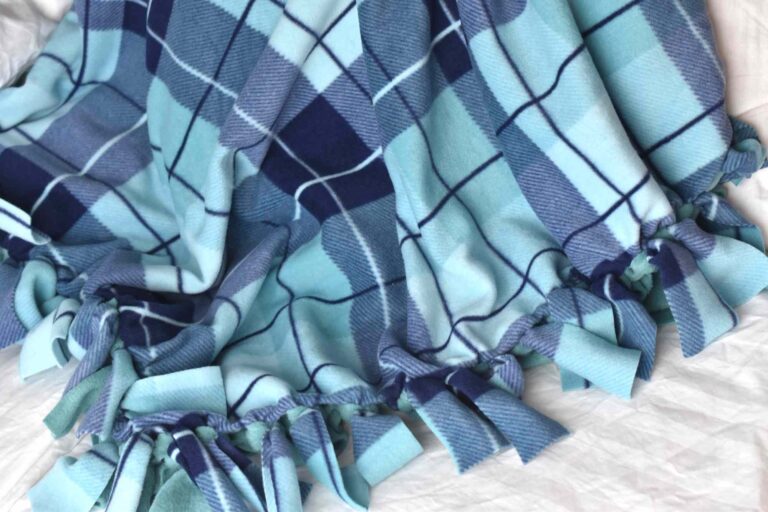 Homemade Fleece Blankets