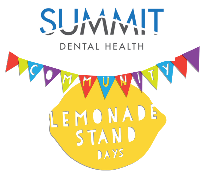 summit dental health promo sign