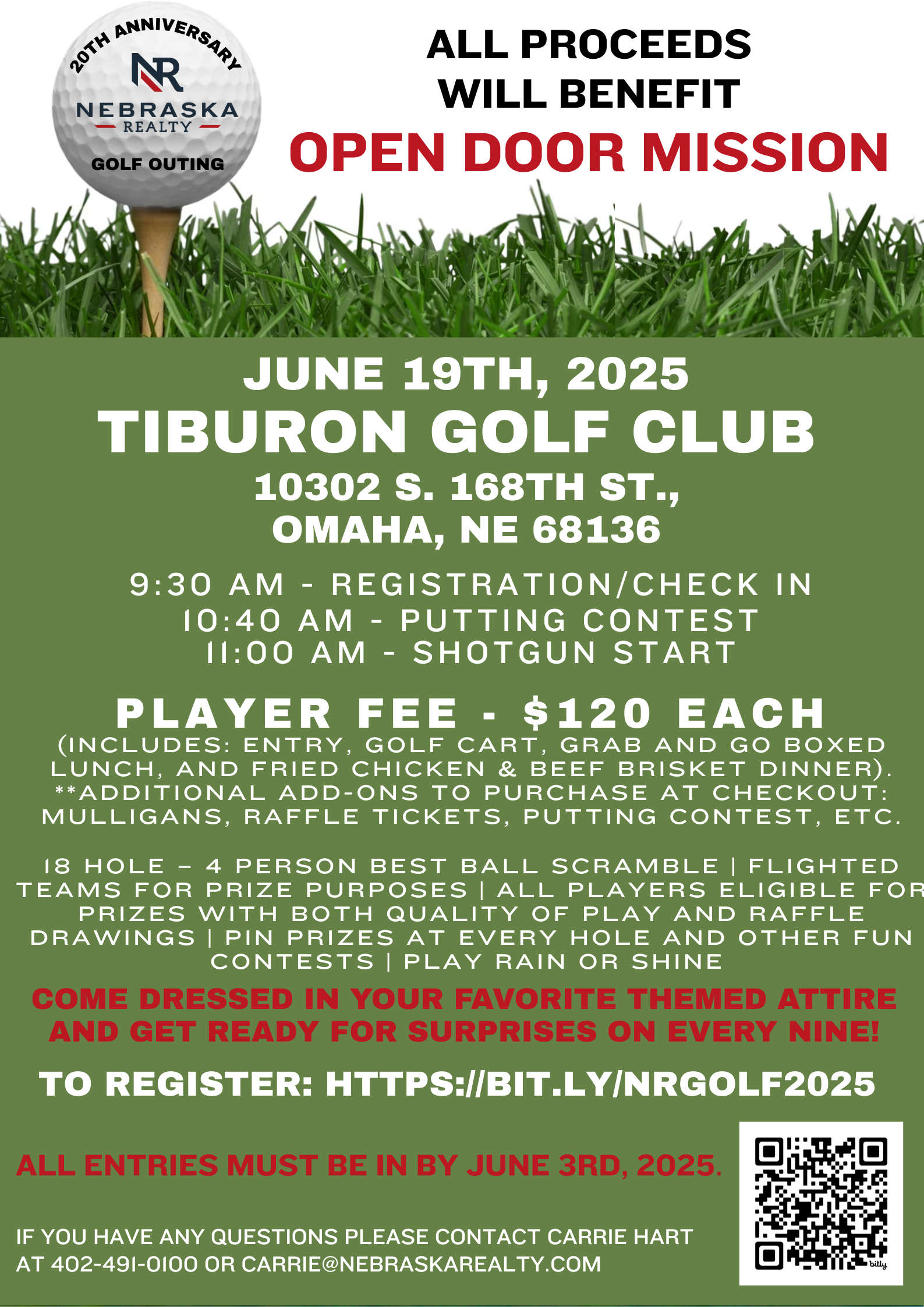 Nebraska Realty's 20th Anniversary Golf Outing